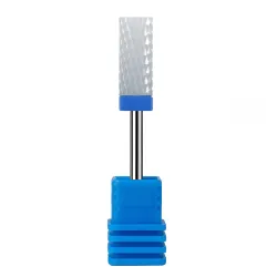 Frez ceramiczny ścięty walec niebieski M – do żelu, akrylu i hybrydy